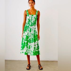 Rails Seville Green Lotus dress. Size M